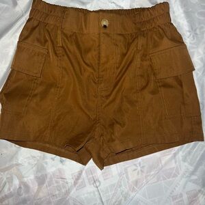 Brown Women's Cargo Shorts